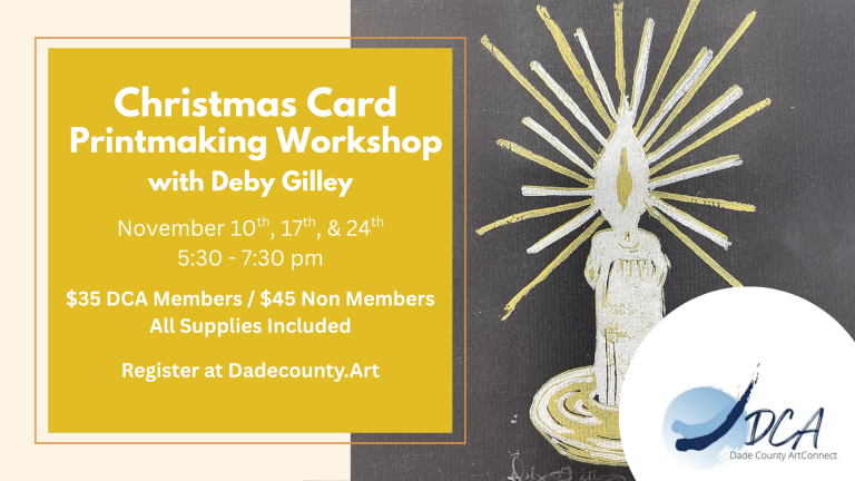 Christmas Card Printmaking Workshop (Day Three)